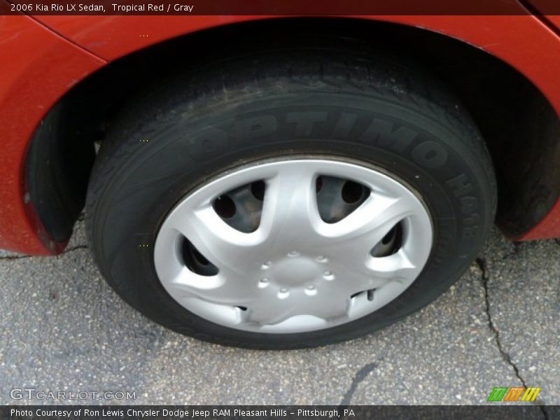 Tropical Red / Gray 2006 Kia Rio LX Sedan