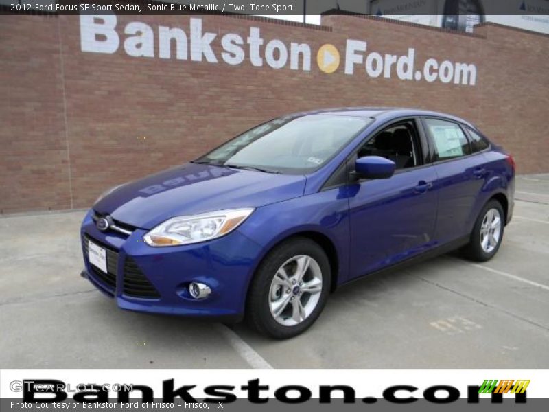 Sonic Blue Metallic / Two-Tone Sport 2012 Ford Focus SE Sport Sedan
