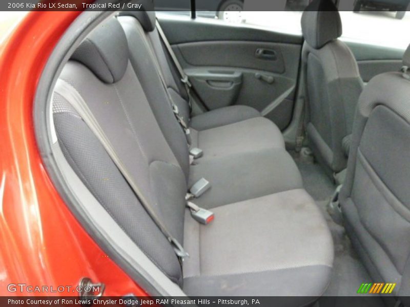 Tropical Red / Gray 2006 Kia Rio LX Sedan