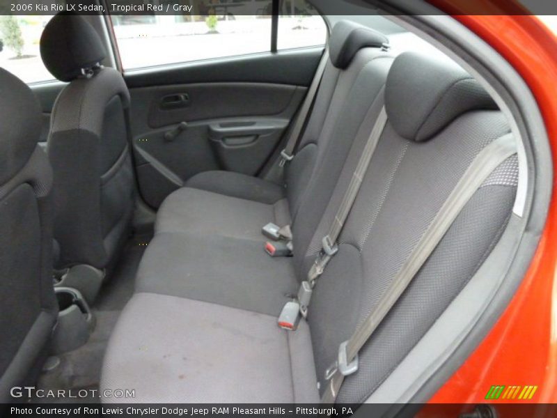 Tropical Red / Gray 2006 Kia Rio LX Sedan