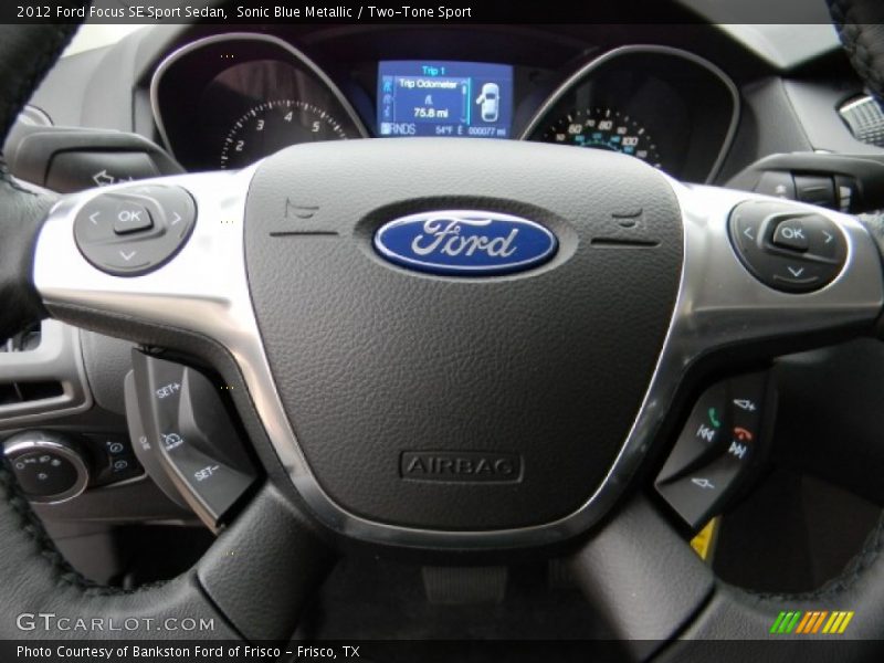 Sonic Blue Metallic / Two-Tone Sport 2012 Ford Focus SE Sport Sedan