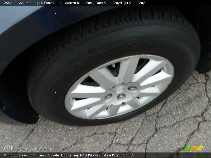 Modern Blue Pearl / Dark Slate Gray/Light Slate Gray 2008 Chrysler Sebring LX Convertible
