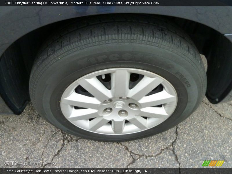 Modern Blue Pearl / Dark Slate Gray/Light Slate Gray 2008 Chrysler Sebring LX Convertible