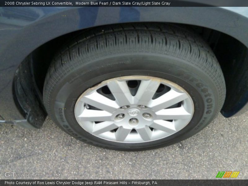 Modern Blue Pearl / Dark Slate Gray/Light Slate Gray 2008 Chrysler Sebring LX Convertible
