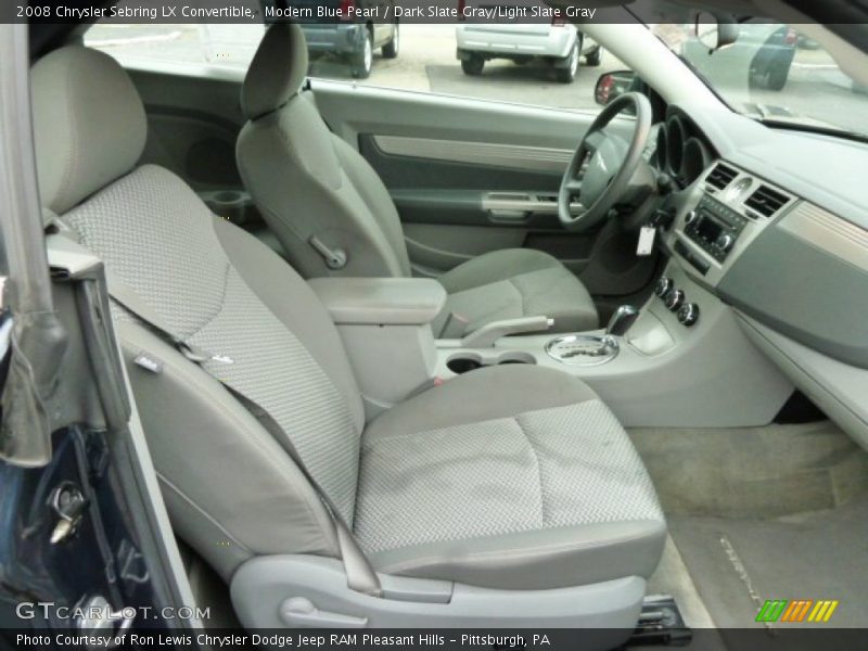 Modern Blue Pearl / Dark Slate Gray/Light Slate Gray 2008 Chrysler Sebring LX Convertible