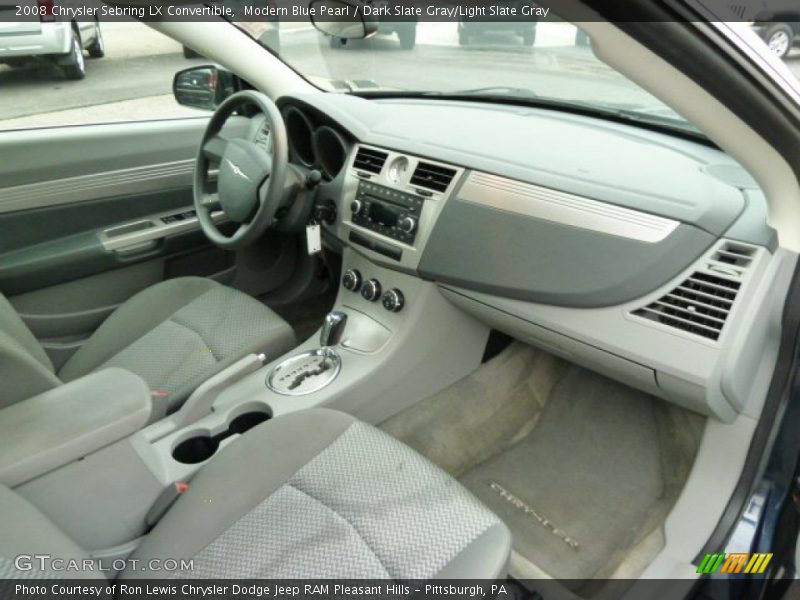 Modern Blue Pearl / Dark Slate Gray/Light Slate Gray 2008 Chrysler Sebring LX Convertible