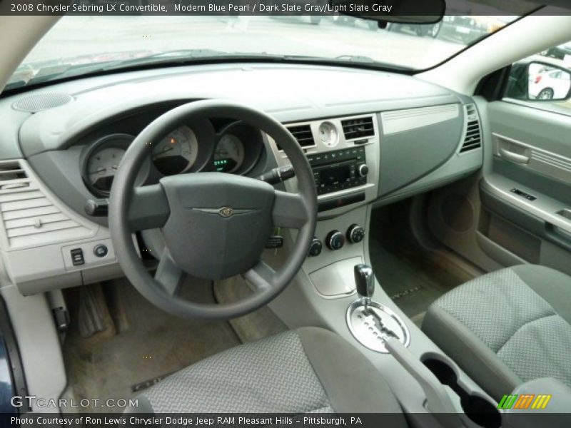 Modern Blue Pearl / Dark Slate Gray/Light Slate Gray 2008 Chrysler Sebring LX Convertible