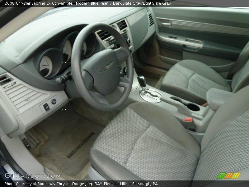 Modern Blue Pearl / Dark Slate Gray/Light Slate Gray 2008 Chrysler Sebring LX Convertible