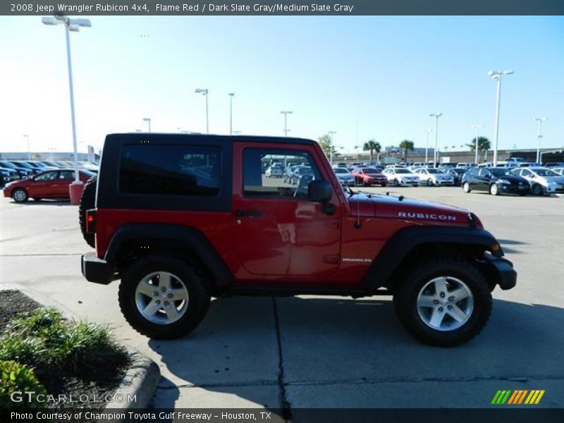Flame Red / Dark Slate Gray/Medium Slate Gray 2008 Jeep Wrangler Rubicon 4x4