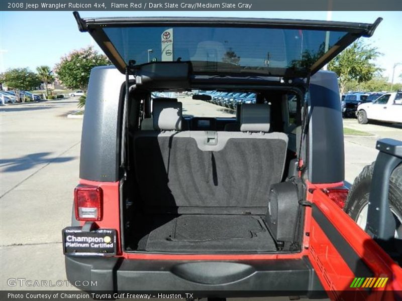 Flame Red / Dark Slate Gray/Medium Slate Gray 2008 Jeep Wrangler Rubicon 4x4