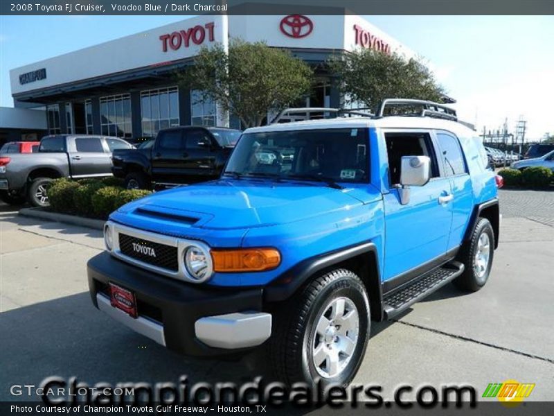 Voodoo Blue / Dark Charcoal 2008 Toyota FJ Cruiser