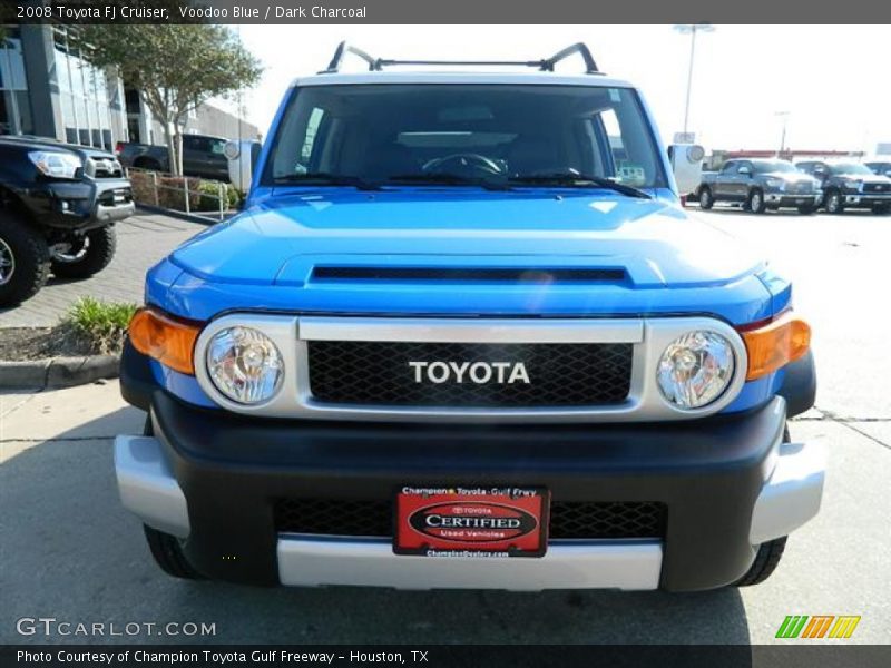Voodoo Blue / Dark Charcoal 2008 Toyota FJ Cruiser