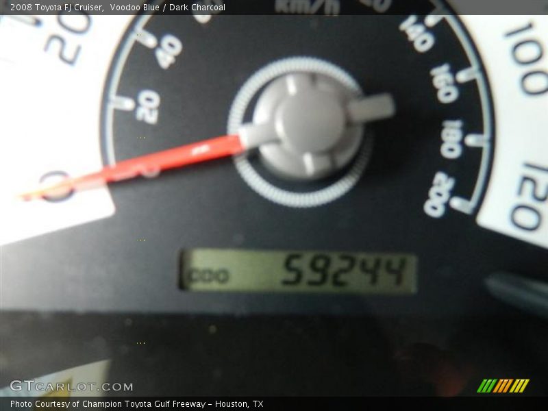 Voodoo Blue / Dark Charcoal 2008 Toyota FJ Cruiser