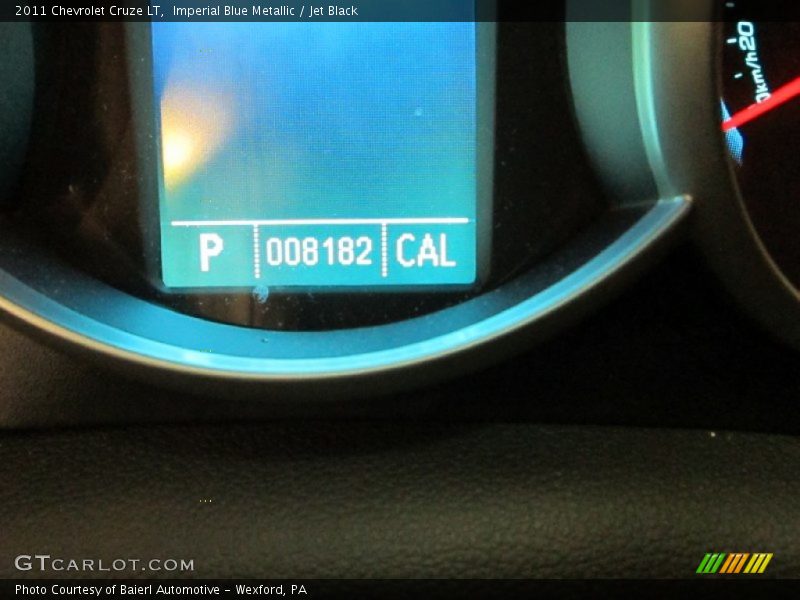 Imperial Blue Metallic / Jet Black 2011 Chevrolet Cruze LT