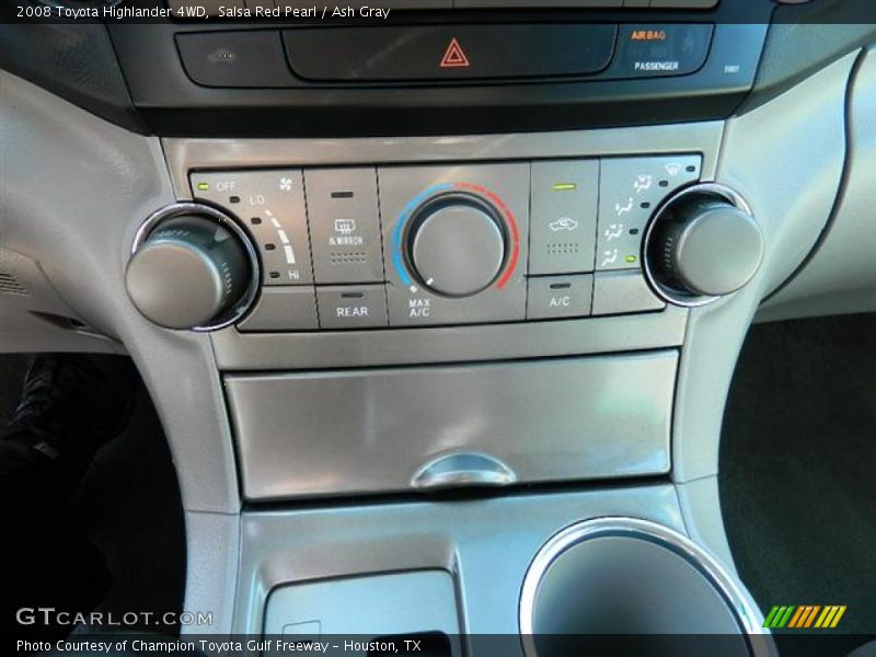 Salsa Red Pearl / Ash Gray 2008 Toyota Highlander 4WD