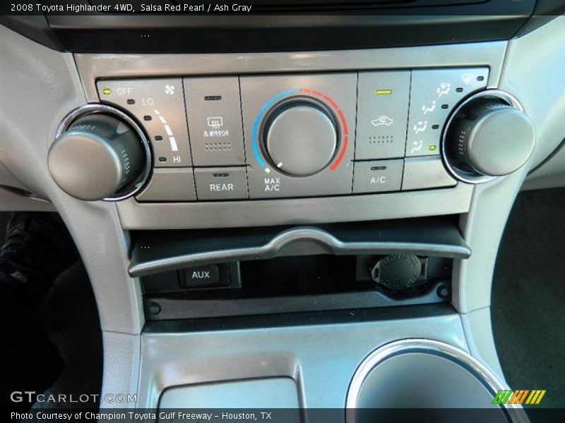 Salsa Red Pearl / Ash Gray 2008 Toyota Highlander 4WD