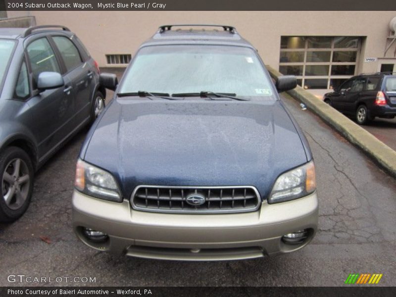 Mystic Blue Pearl / Gray 2004 Subaru Outback Wagon
