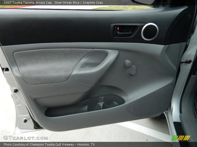 Silver Streak Mica / Graphite Gray 2007 Toyota Tacoma Access Cab