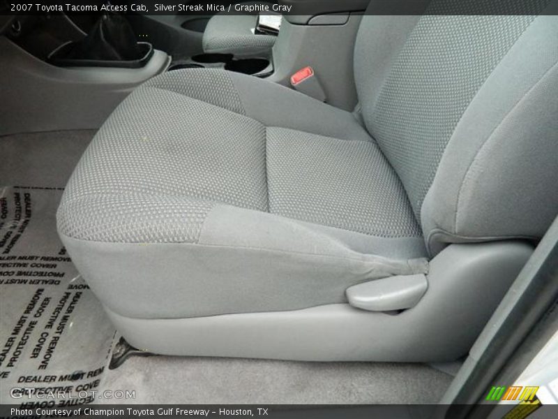 Silver Streak Mica / Graphite Gray 2007 Toyota Tacoma Access Cab