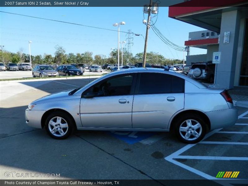 Silver Nickel / Gray 2007 Saturn ION 2 Sedan