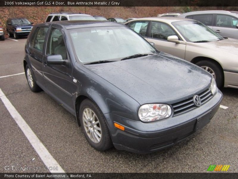 Blue Anthracite Metallic / Grey 2006 Volkswagen Golf GLS 4 Door