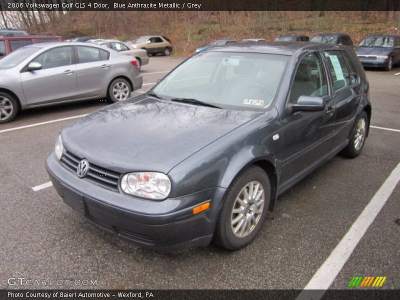 Blue Anthracite Metallic / Grey 2006 Volkswagen Golf GLS 4 Door