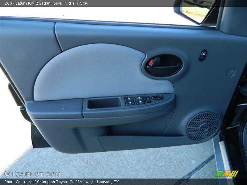 Silver Nickel / Gray 2007 Saturn ION 2 Sedan