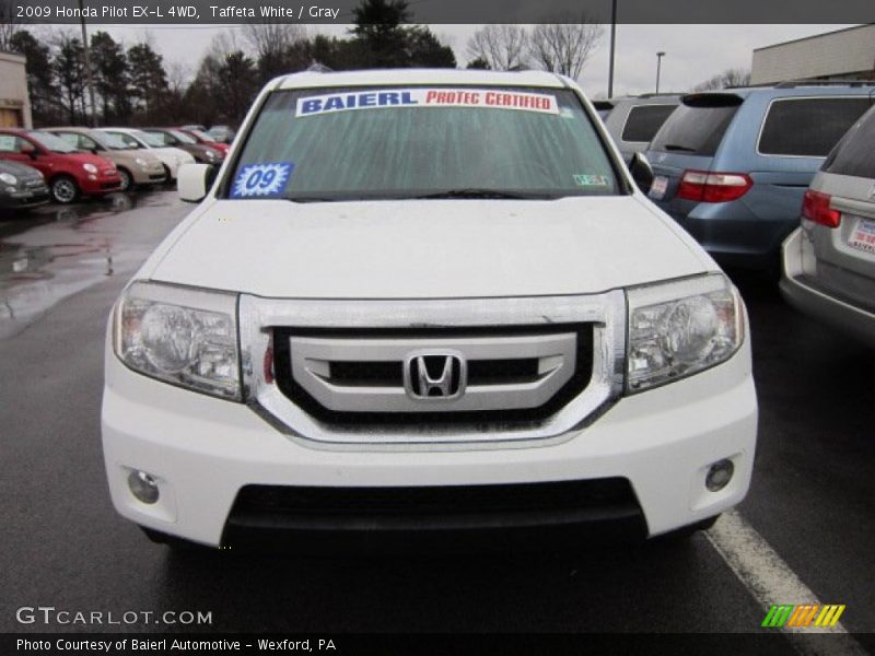 Taffeta White / Gray 2009 Honda Pilot EX-L 4WD