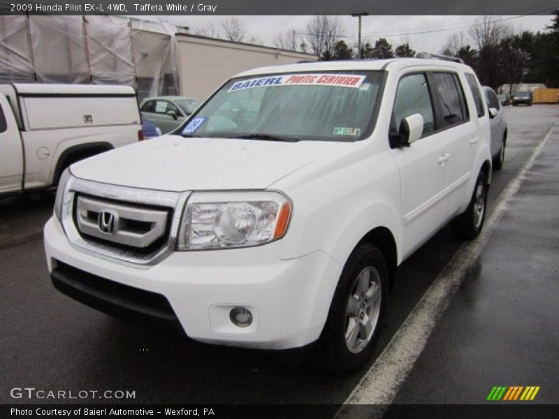Taffeta White / Gray 2009 Honda Pilot EX-L 4WD