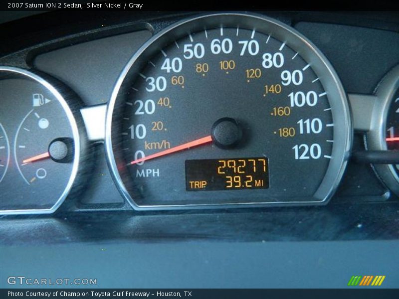 Silver Nickel / Gray 2007 Saturn ION 2 Sedan