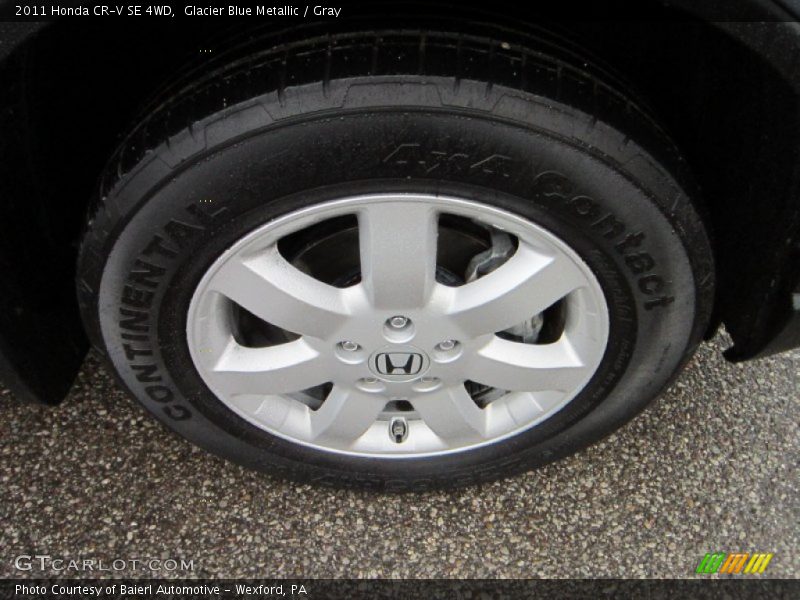 Glacier Blue Metallic / Gray 2011 Honda CR-V SE 4WD