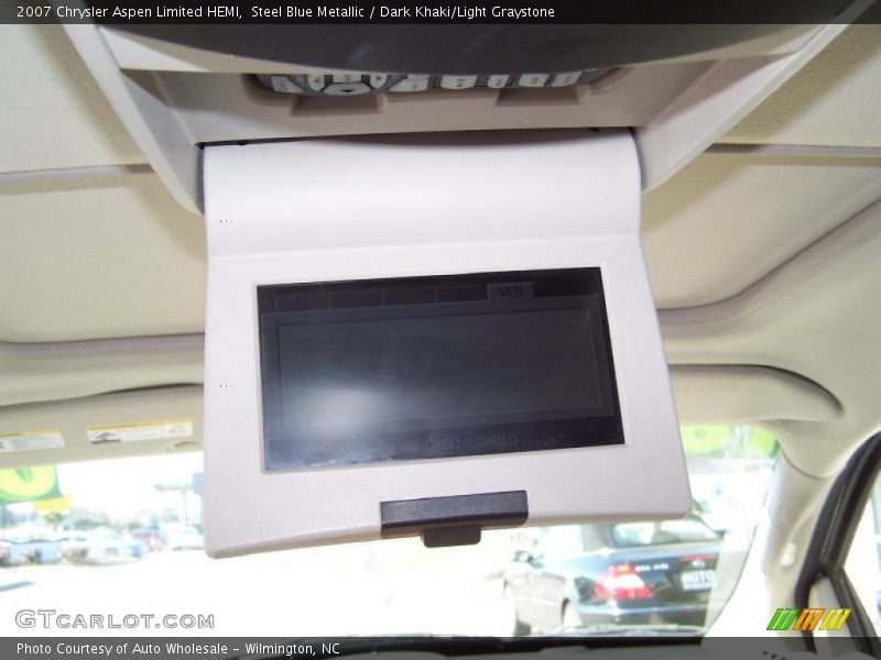 Steel Blue Metallic / Dark Khaki/Light Graystone 2007 Chrysler Aspen Limited HEMI