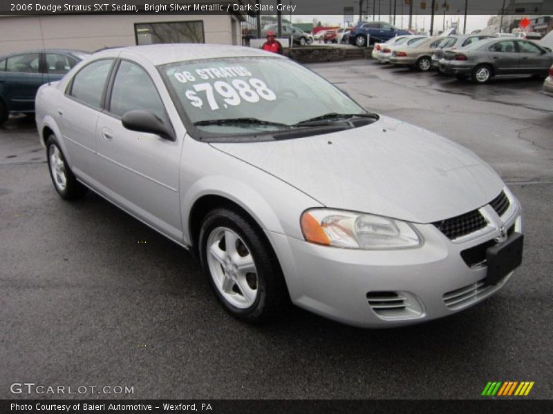 Bright Silver Metallic / Dark Slate Grey 2006 Dodge Stratus SXT Sedan