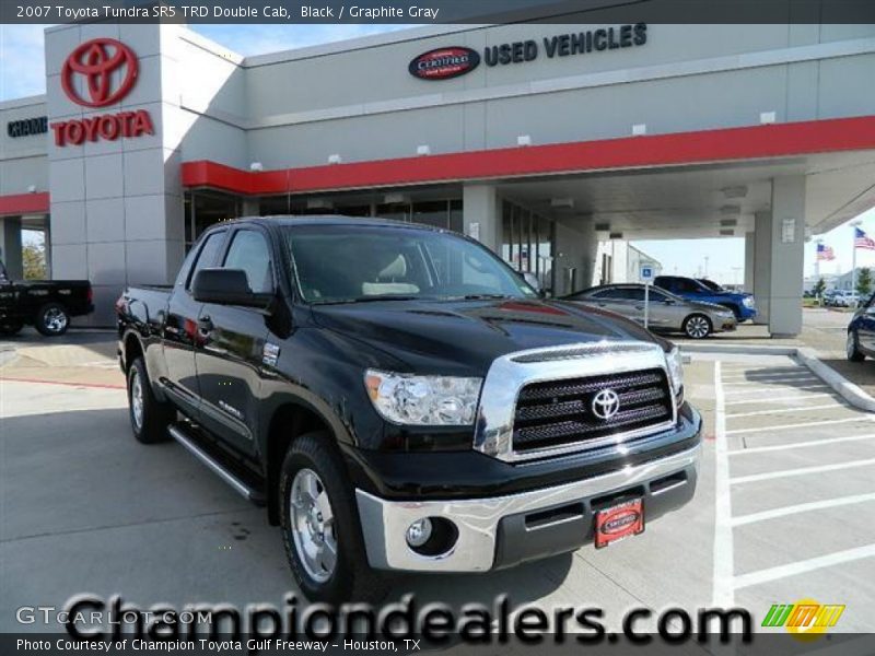 Black / Graphite Gray 2007 Toyota Tundra SR5 TRD Double Cab