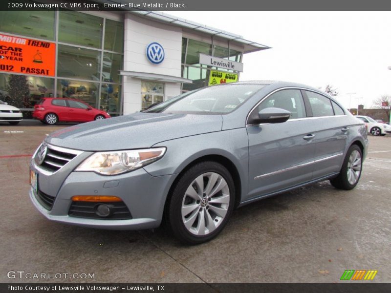 Eismeer Blue Metallic / Black 2009 Volkswagen CC VR6 Sport