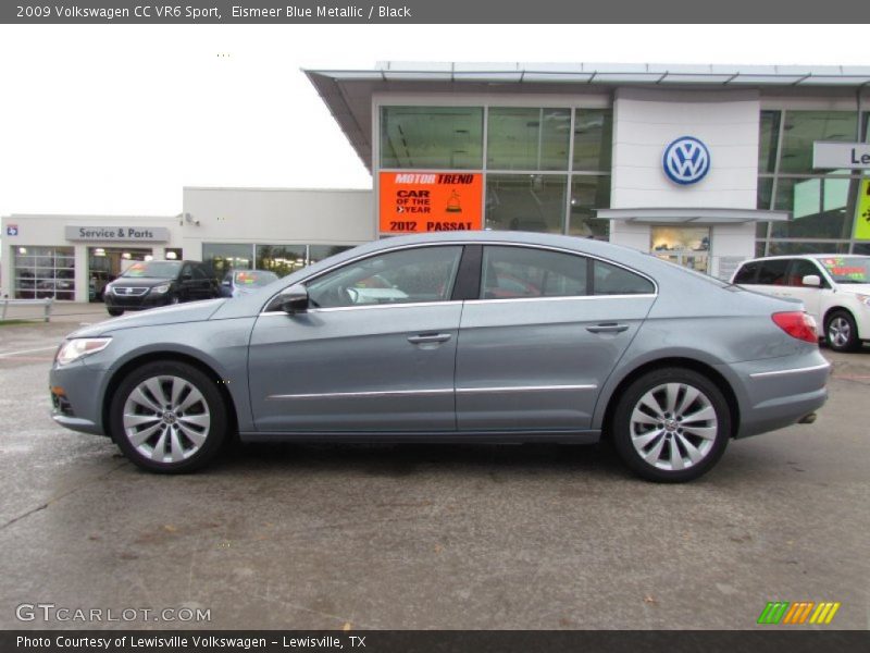 Eismeer Blue Metallic / Black 2009 Volkswagen CC VR6 Sport