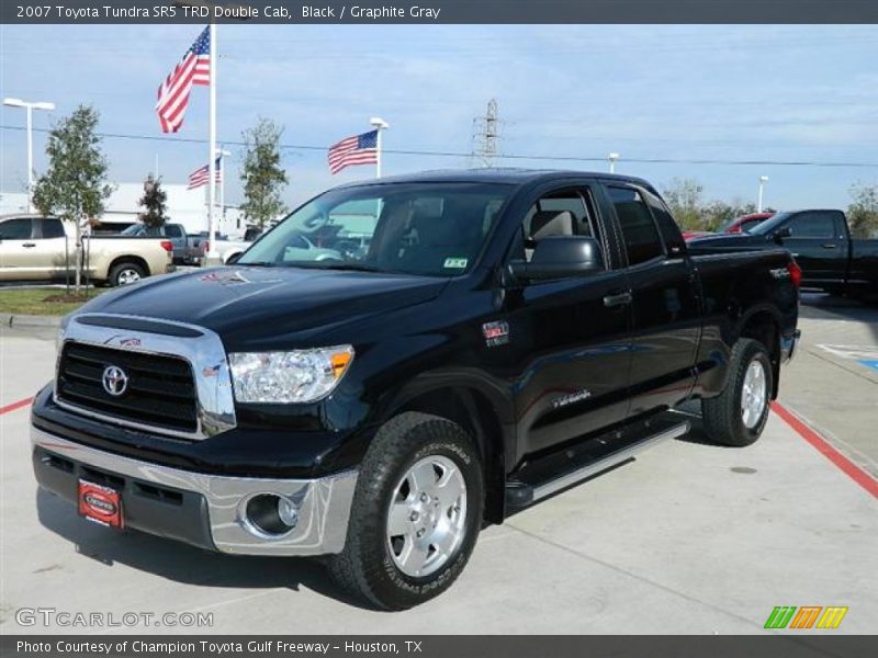 Black / Graphite Gray 2007 Toyota Tundra SR5 TRD Double Cab