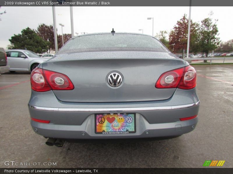 Eismeer Blue Metallic / Black 2009 Volkswagen CC VR6 Sport