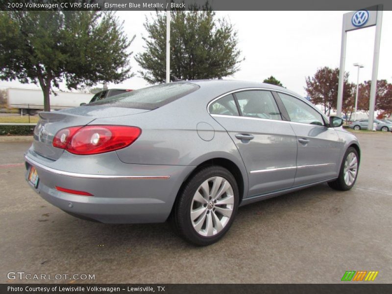 Eismeer Blue Metallic / Black 2009 Volkswagen CC VR6 Sport