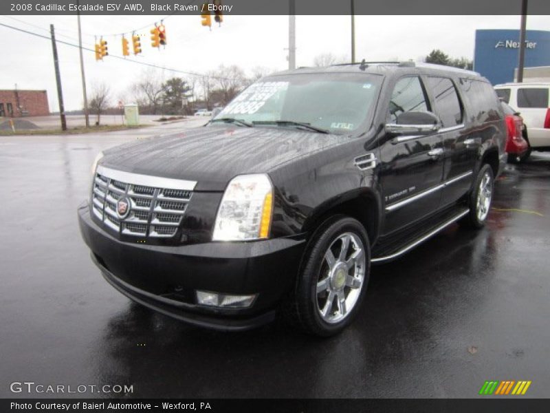 Black Raven / Ebony 2008 Cadillac Escalade ESV AWD