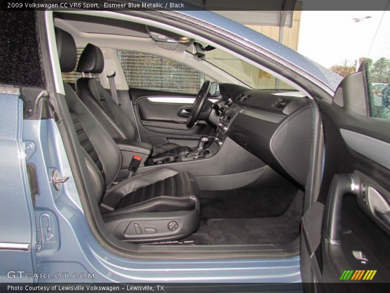 Eismeer Blue Metallic / Black 2009 Volkswagen CC VR6 Sport