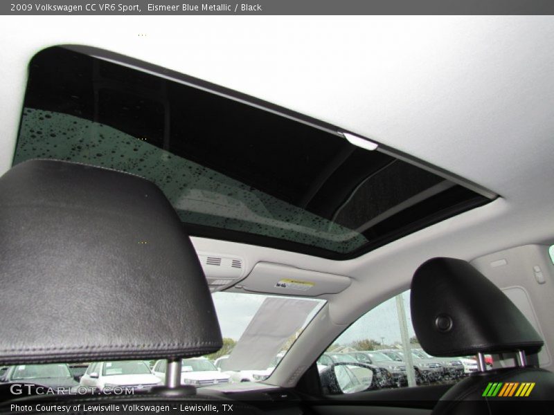 Eismeer Blue Metallic / Black 2009 Volkswagen CC VR6 Sport