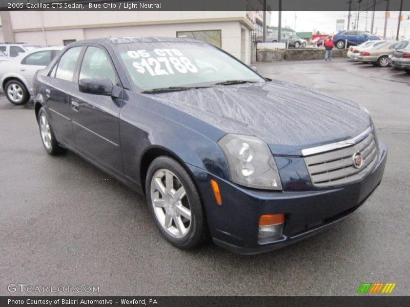 Blue Chip / Light Neutral 2005 Cadillac CTS Sedan