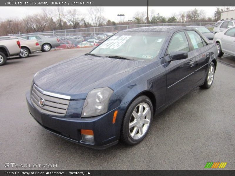 Blue Chip / Light Neutral 2005 Cadillac CTS Sedan