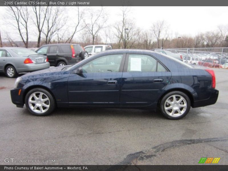 Blue Chip / Light Neutral 2005 Cadillac CTS Sedan