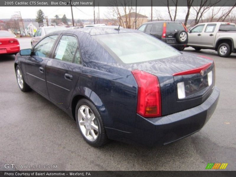 Blue Chip / Light Neutral 2005 Cadillac CTS Sedan