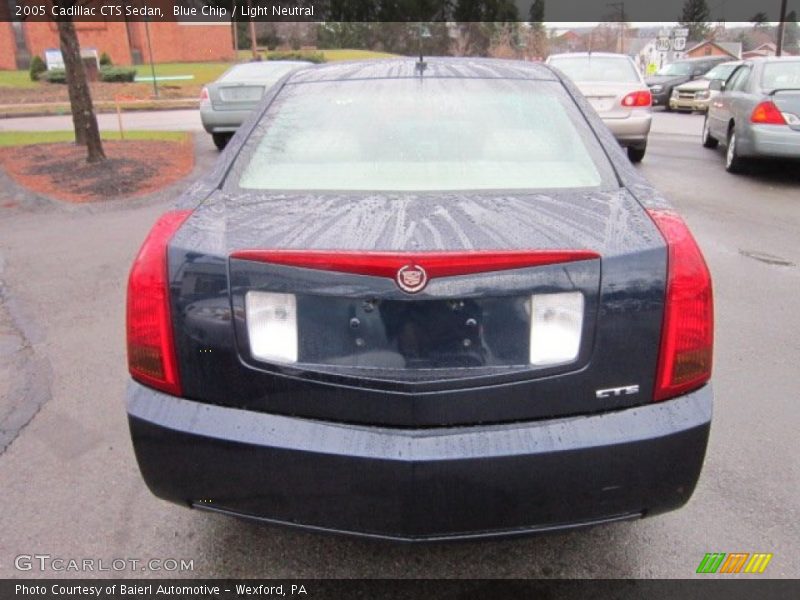 Blue Chip / Light Neutral 2005 Cadillac CTS Sedan