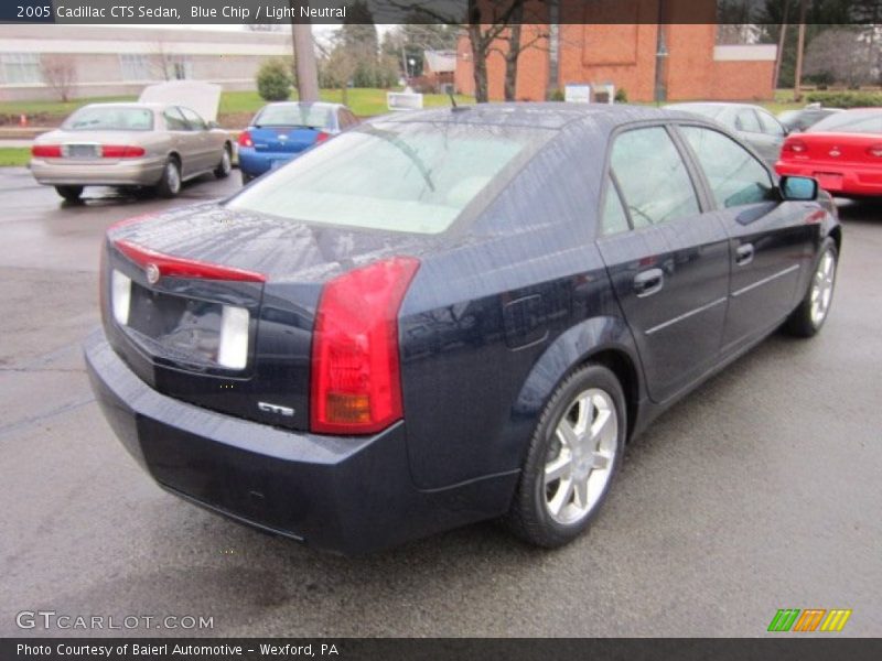 Blue Chip / Light Neutral 2005 Cadillac CTS Sedan