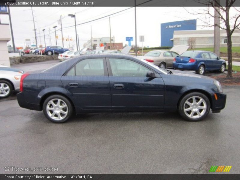 Blue Chip / Light Neutral 2005 Cadillac CTS Sedan