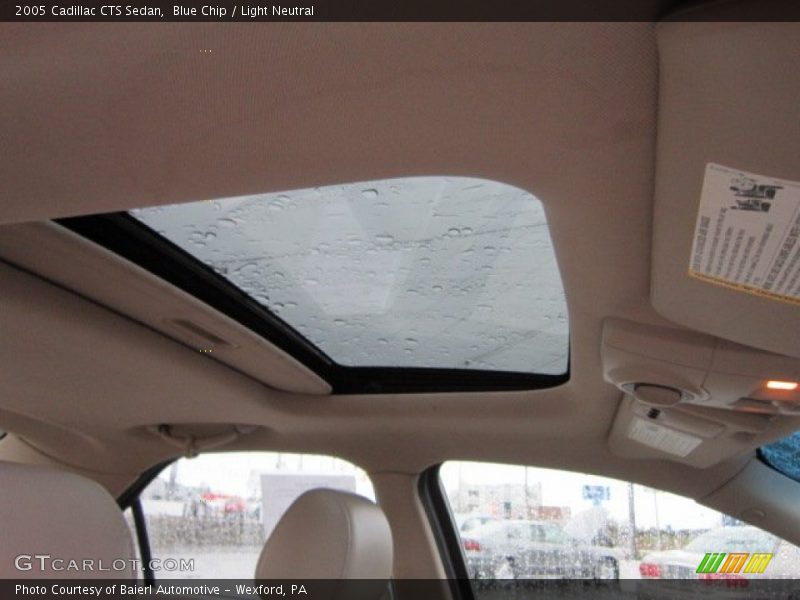 Blue Chip / Light Neutral 2005 Cadillac CTS Sedan